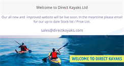 Desktop Screenshot of directkayaks.com